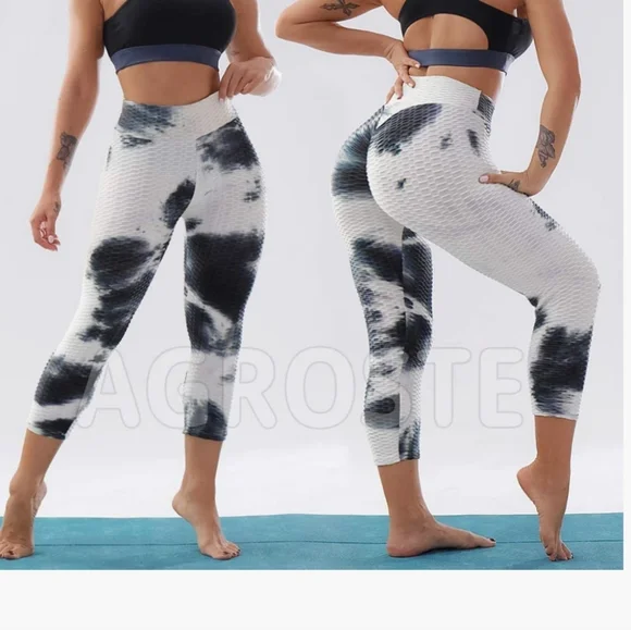 TikTok High waist yoga capri pants - Picture 3 of 6